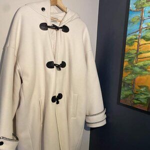 Chic Erro White puff felt jacket